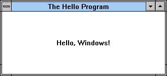 HELLOWIN.EXE unter Windows 3.1